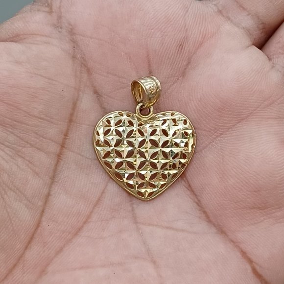 10kt Real Gold Heart Pendant